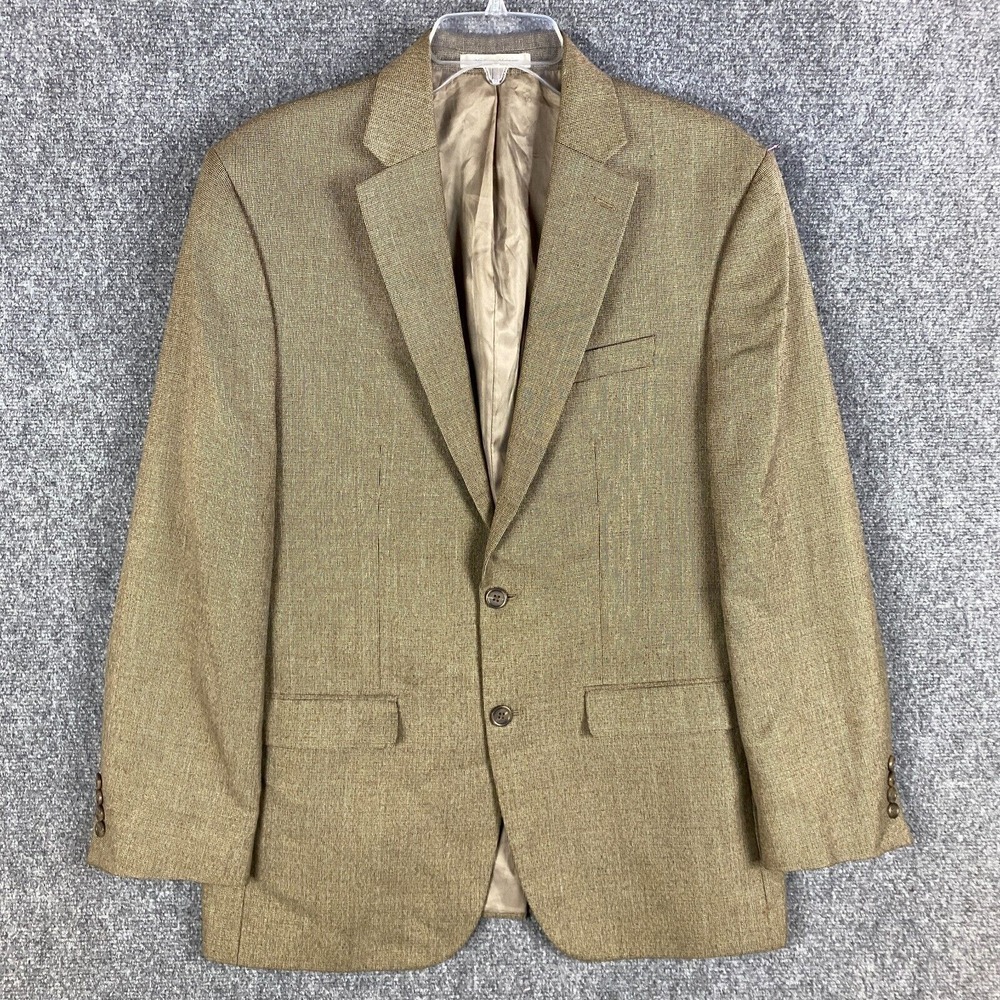 Chaps Blazer Men's Size 42L Adults Polyester Blend 2‎ Buttons